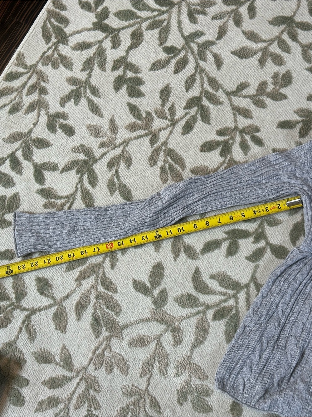 Vintage Y2K Hollister Babydoll Top Women SMALL GREY CableKnit Sweater BellaSwan - Picture 7 of 15